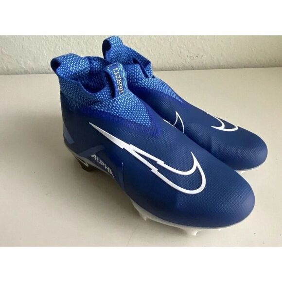 Nike Alpha Menace Elite 3 Flyknit Football Cleats Royal Blue CT6648-414 Men’s 8 - Picture 3 of 11